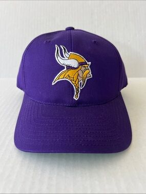 Annco Purple Viking Logo Baseball Cap